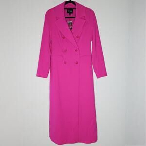 NWT Express Women's Pink Coat Size XS